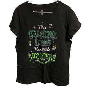 Halloween Tshirt Women's 2X 18W/20W New This Grandma Loves Her Little Monsters